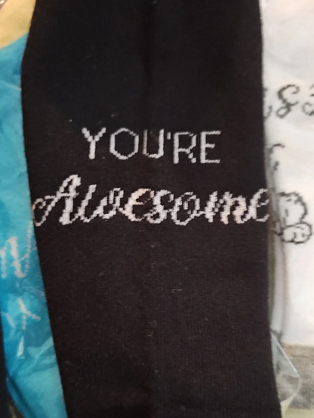 11 Pairs Men's Crew Socks - 'You're Awesome' 